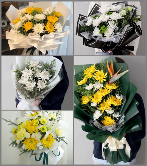 贵州六盘水盘县响水镇阳桥村白事花束代送